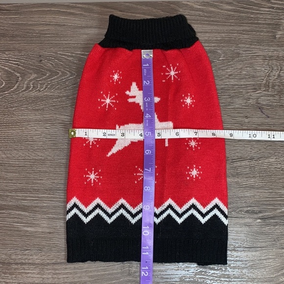 Retro Style Dog Christmas Sweater - Picture 4 of 5